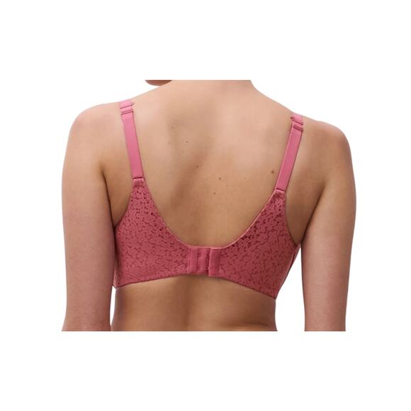 Chantelle 13FN0 Norah Sweetheart t-shirt bra dark pink size 36DD 36E - Picture 6 of 6